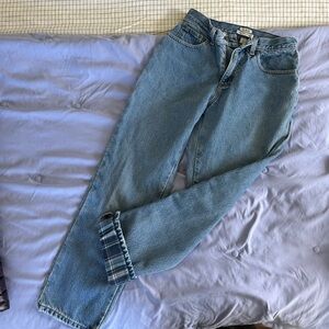 VINTAGE L.L. Bean Women's Straight Leg Blue Jeans